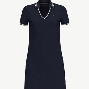 Tommy Hilfiger ESSENTIAL V-NECK POLO DRESS